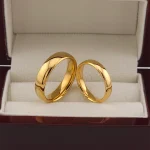 Klasszikus Páros Nemesacél Jegygyűrű, Karikagyűrű