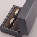 Odessa Páros Nemesacél Jegygyűrű, Karikagyűrű Párban